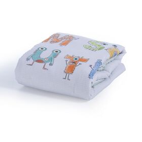 Βρεφικό Κουβερλί  Alphabet Monster 110Χ140 Nef-Nef Homeware