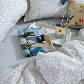 Σετ Σεντόνια Keylan Blue 280x270 King Size+(180x200+35) κατωσέντονο με λάστιχο Nef-Nef Homeware