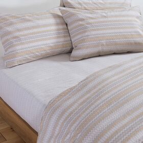 Σετ Σεντόνια Quantro Grey Διπλά 200x270 Nef-Nef Homeware