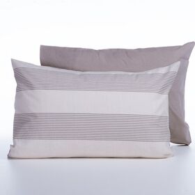 Μαξιλαροθήκη  Casual Stripe Ecru 52x72 Nef-Nef Homeware
