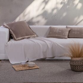 Ριχτάρι Betty Ecru Τριθέσιο180x300 Nef-Nef Homeware