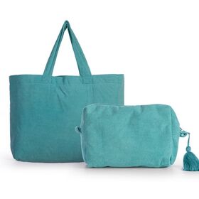 Τσάντα Θαλάσσης Expression Turquoise 50x40x17 Nef-Nef Homeware