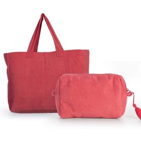Τσάντα Θαλάσσης Expression Hot Coral 50x40x17 Nef-Nef Homeware