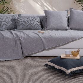 Ριχτάρι Πολυθρόνας Aronia Grey 170x180 Nef-Nef Homeware