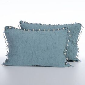 Σετ 2τμχ.Μαξιλαροθήκες Feraggio Blue 52x72 Nef-Nef Homeware