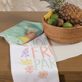 Ποτηρόπανο Fruit Party White 40x60 Nef-Nef Homeware