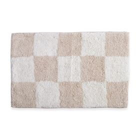 Χαλάκι Μπάνιου Chess Ecru 50x80 Nef-Nef Homeware
