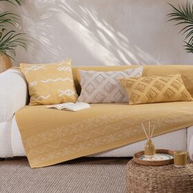 Ριχτάρι Τριθέσιο CreateYellow 180x300 Nef-Nef Homeware