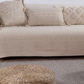Ριχτάρι Τριθέσιο Resan Beige 180x300 Nef-Nef Homeware