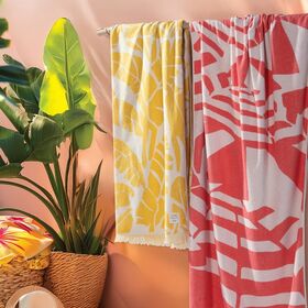 Πετσέτα Θαλάσσης Amalfi Yellow 90x170 Nef-Nef Homeware