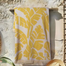 Πετσέτα Θαλάσσης Amalfi Yellow 90x170 Nef-Nef Homeware