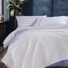 Κουβέρτα πικέ Nautica-Nau Navy White 230x240 Nef-Nef Homeware