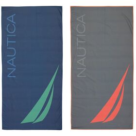Πετσέτα Θαλάσσης Nautica-Nau Mast Grey 80x160 Nef-Nef Homeware