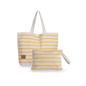 Τσαντάκι Θαλάσσης Elveria Yellow 33x23 Nef-Nef Homeware