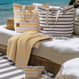 Τσάντα Θαλάσσης Elveria Yellow 52x38x15 Nef-Nef Homeware