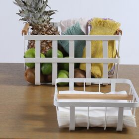 Καλάθι Sezen White 31x26x16 Nef-Nef Homeware