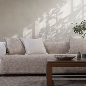 Ριχτάρι Τριθέσιο Garcia Beige 170x3000 Nef-Nef Homeware