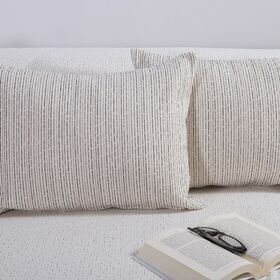 Διακοσμητικό Μαξιλάρι Malta 25 Ecru/Black 40x55 Nef-Nef Homeware