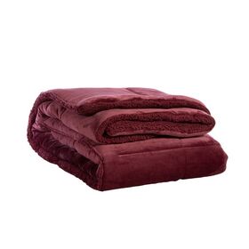 Κουβερτοπάπλωμα  Singular 24  Bordo Υπέρδιπλο 220x240 Nef-Nef Homeware