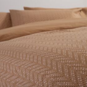 Σετ Σεντόνια Suspen Caramel Μονά 170x270 Nef-Nef Homeware