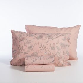 Σετ Σεντόνια Carena Pink Υπέρδιπλα 240x270+(160x200+35)κατωσέντονο με λάστιχο Nef-Nef Homeware