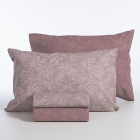 Σετ Σεντόνια  Dazier Mauve Υπέρδιπλα 240x270+(160x200+35)κατωσέντονο με λάστιχο Nef-Nef Homeware