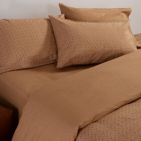 Σετ Παπλωματοθήκη Suspen Caramel Μονή 170x240 Nef-Nef Homeware