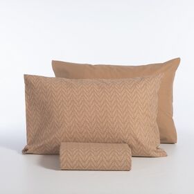 Σετ Παπλωματοθήκη Suspen Caramel Μονή 170x240 Nef-Nef Homeware