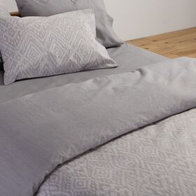 Σετ Παπλωματοθήκη Orion Grey Υπέρδιπλη 240x230 Nef-Nef Homeware