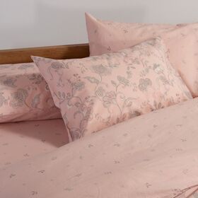 Σετ Παπλωματοθήκη Carena Pink Υπέρδιπλη 240x230 Nef-Nef Homeware