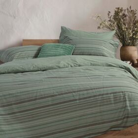 Σετ Παπλωματοθήκη Degree Green Υπέρδιπλη 240x230 Nef-Nef Homeware