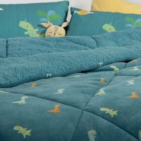 Κουβερτοπάπλωμα Dinos On Wheels Μονό 160x220 Nef-Nef Homeware