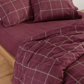 Σετ Παπλωματοθήκη Naiberg Bordo Flannel Υπέρδιπλη 240x230 Nef-Nef Homeware Σετ Παπλωματοθήκη Naiberg Bordo Flannel Υπέρδιπλη 240x230 Nef-Nef Homeware