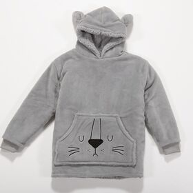 Παιδικό Πόντσο Sleeping Lion Grey Nef-Nef Homeware