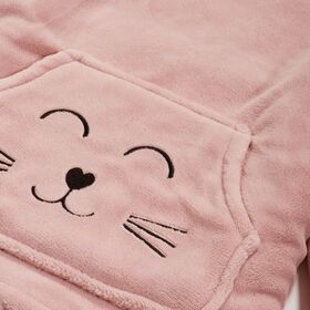 Παιδικό ΠόντσοSmiling Cat Pink Nef-Nef Homeware