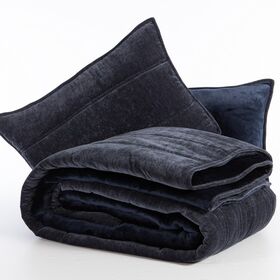 Κουβερτοπάπλωμα Vania Blue/Black Υπέρδιπλο 240x220 Nef-Nef Homeware Κουβερτοπάπλωμα Vania Blue/Black Υπέρδιπλο 240x220 Nef-Nef Homeware