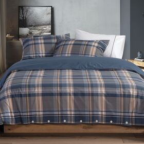 Σετ Σεντόνια  Nautica Nau Surface Denim Υπέρδιπλα 240x270 Nef-Nef Homeware