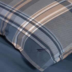 Σετ Σεντόνια  Nautica Nau Surface Denim Υπέρδιπλα 240x270 Nef-Nef Homeware