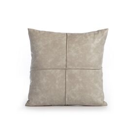 Διακοσμητικό Μαξιλάρι Lethal Grey 45x45 με Υφή Δέρματος Nef-Nef Homeware