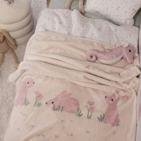 Βρεφική Κουβέρτα Country Bunny Αγκαλιάς 75x100 Nef-Nef Homeware