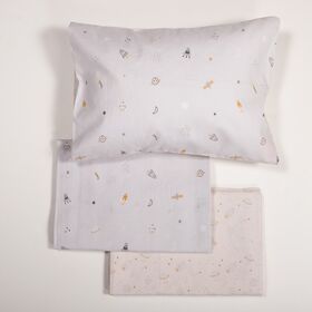Σετ 3τμχ.Σεντόνια Κούνιας  My Universe 120x170 Nef-Nef Homeware