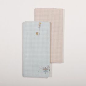 Σετ 2τμχ. Σεντόνια Λίκνου Life In The City 70x120 Nef-Nef Homeware