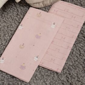 Σετ 2τμχ. Σεντόνια Λίκνου Special Party Pink 70x120  Nef-Nef Homeware