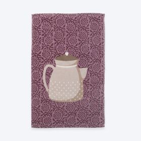 Ποτηρόπανο Βελουτέ My Teapot Mauve 40x60 Nef-Nef Homeware