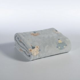 Βρεφική Κουβέρτα Special Party Blue Fleece Αγκαλιάς 75x110 Nef-Nef Homeware