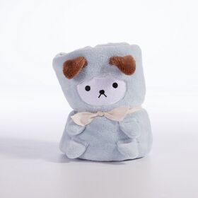 Βρεφική Κουβέρτα Fleece Αγκαλιάς Lovely Sheep L.Blue 80x110 Nef-Nef Homeware