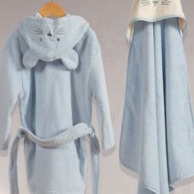 Βρεφικό Μπουρνούζι Special Party Blue Nef-Nef Homeware