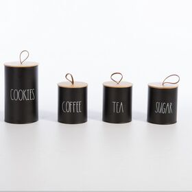 Δοχείο για Καφέ Coffee Black 10.4x10.4x13 Nef-Nef Homeware