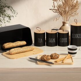 Δοχείο για Ζάχαρη Sweet Sugar Black 10.4x10.4x13 Nef-Nef Homeware