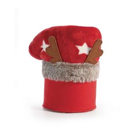 Καλάθι με Κουβέρτα Christmas Starlight Red/Red 110x140 Nef-Nef Homeware